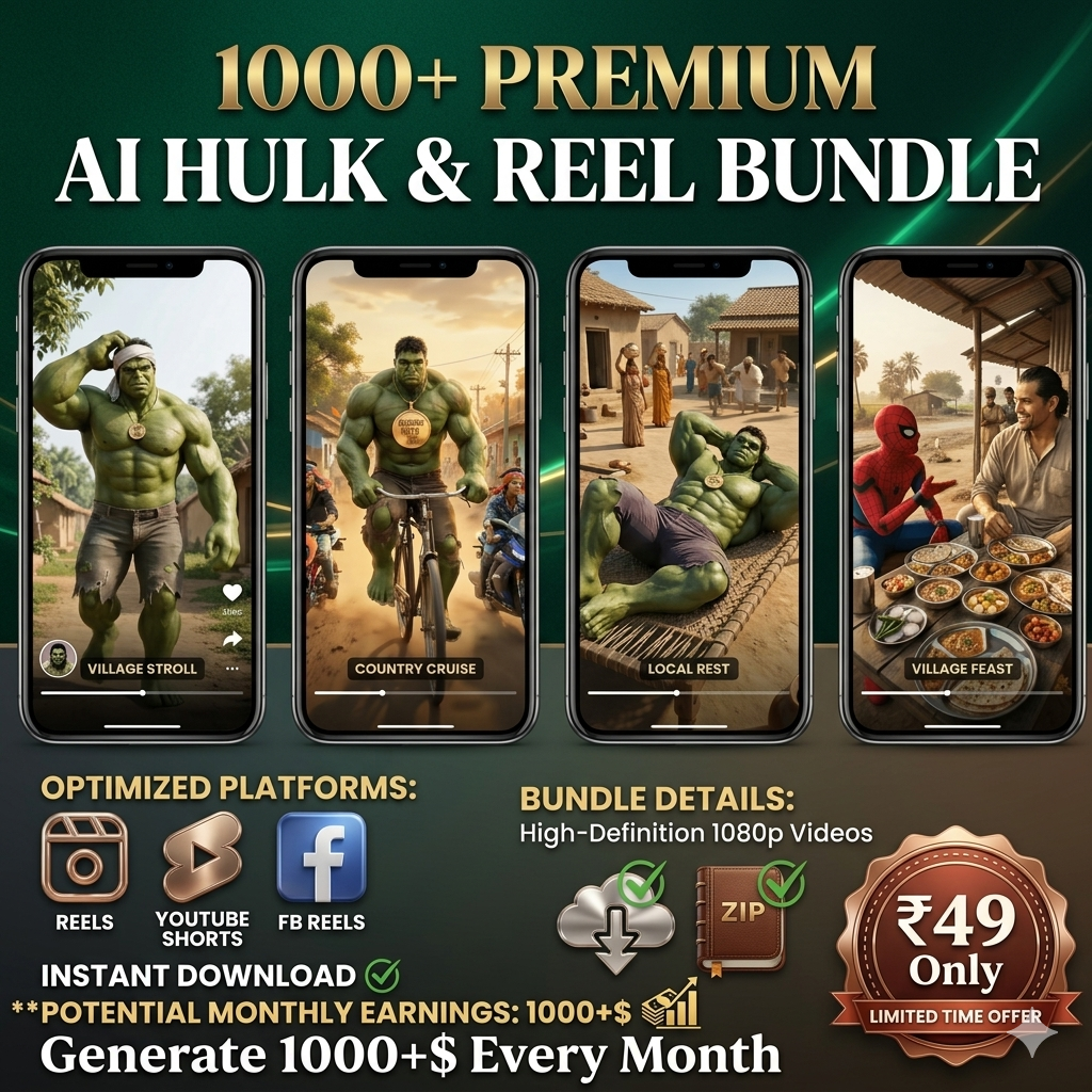 800+ AI HULK reel bundle